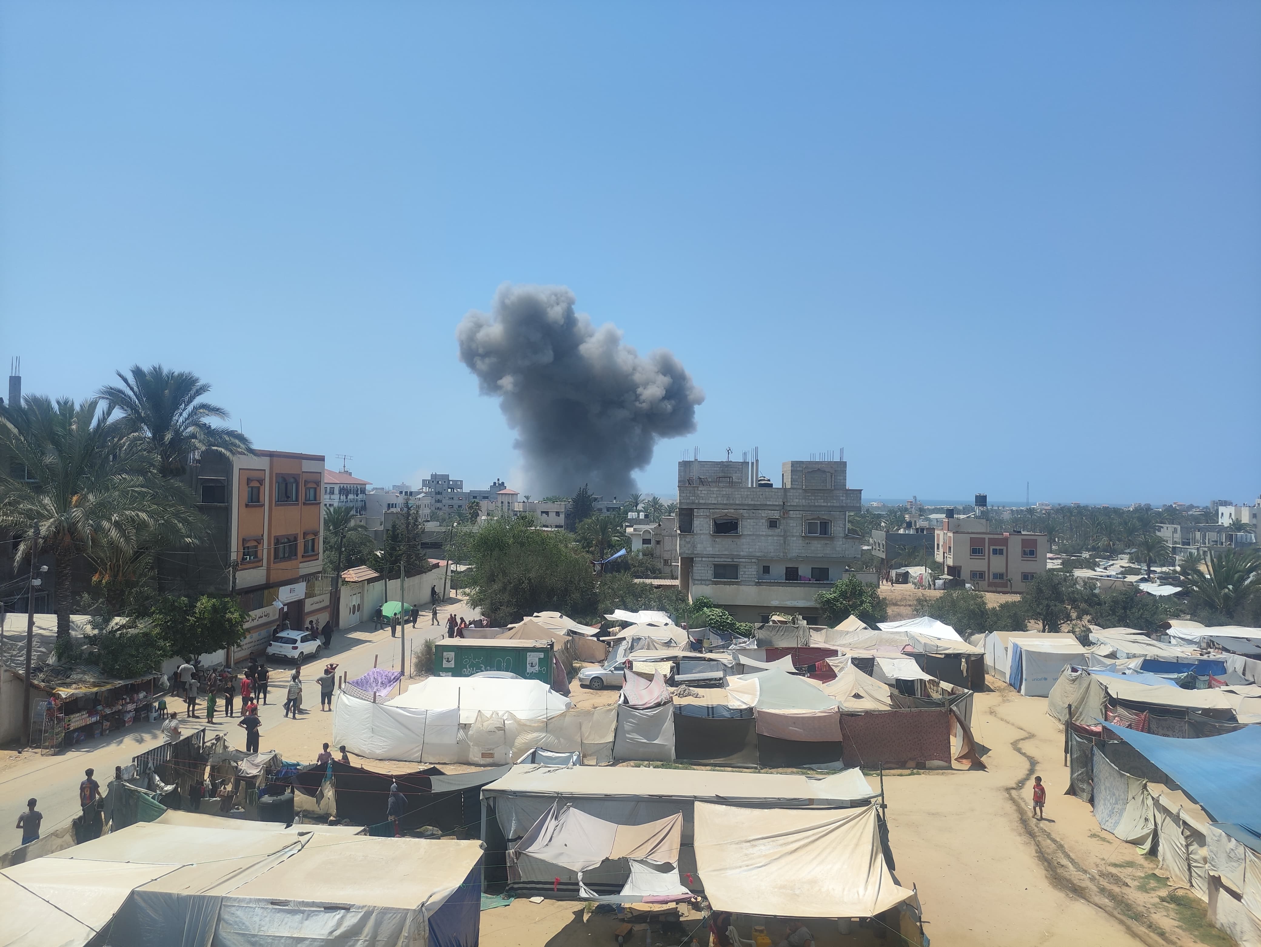 Bombing of Khadija School in Dier al-Balah
